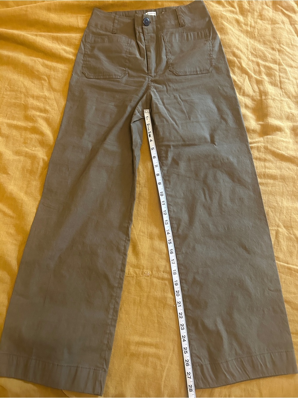 Anthropologie Maeve Collette High-Rise Wide-Leg Full Length Pants - Picture 11 of 12